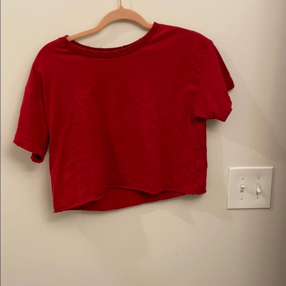 Red Forever 21 Crop Top